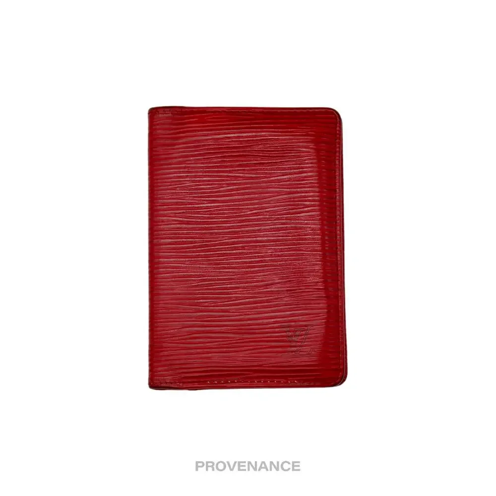 🔴 Louis Vuitton Pocket Organizer - Red Epi Leather